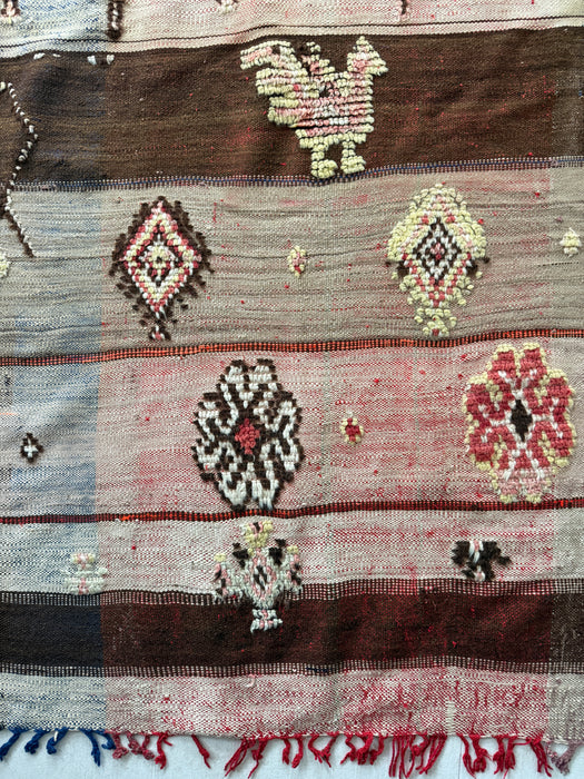 AZRAQ - VINTAGE MOROCCAN AMAZIGH RUG 5'8" x 11'7"