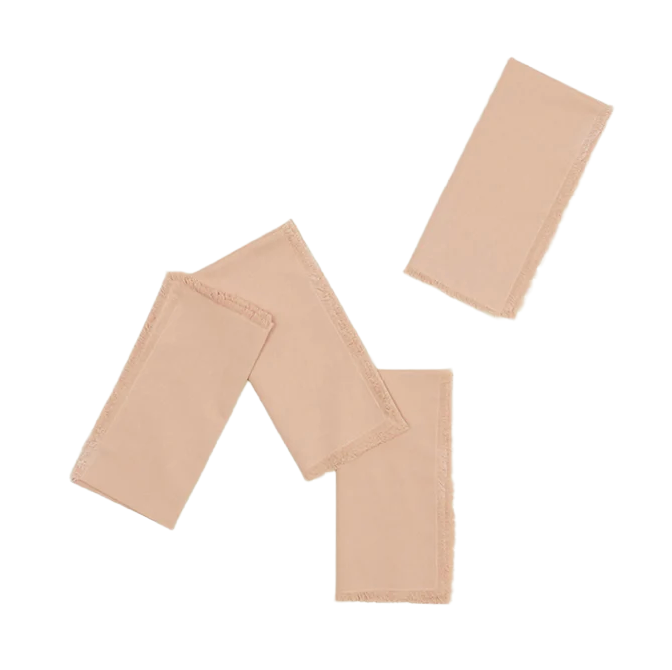 HAWKINS NY - ESSENTIAL DINNER NAPKINS - SET OF 4 - BLUSH