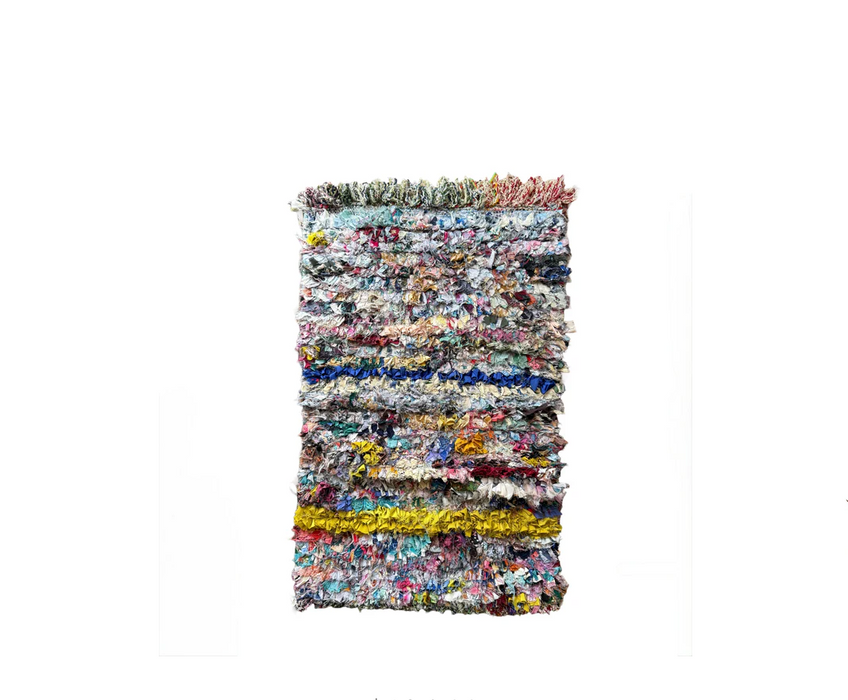 AALIYAH - VINTAGE BOUCHAROUITE RUG 1'8" x 2'10"