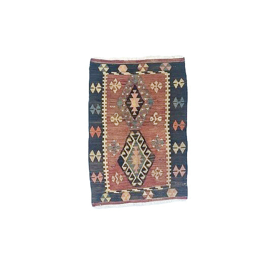 VINTAGE ANATOLIAN KILIM No 23 - 1'8" x 2'6" ON HOLD!