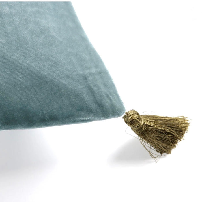 LE MONDE SAUVAGE - GOA - SILK VELVET PILLOW - SIFNOS 12" x 16"
