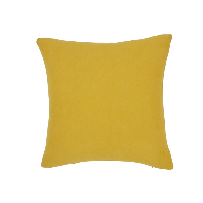 HAWKINS NY SIMPLE LINEN PILLOW:  MUSTARD 18" X 18"