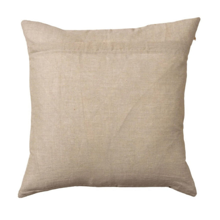 SAARDÉ -  VELVET/LINEN PILLOW - NUTMEG 20" X 20"