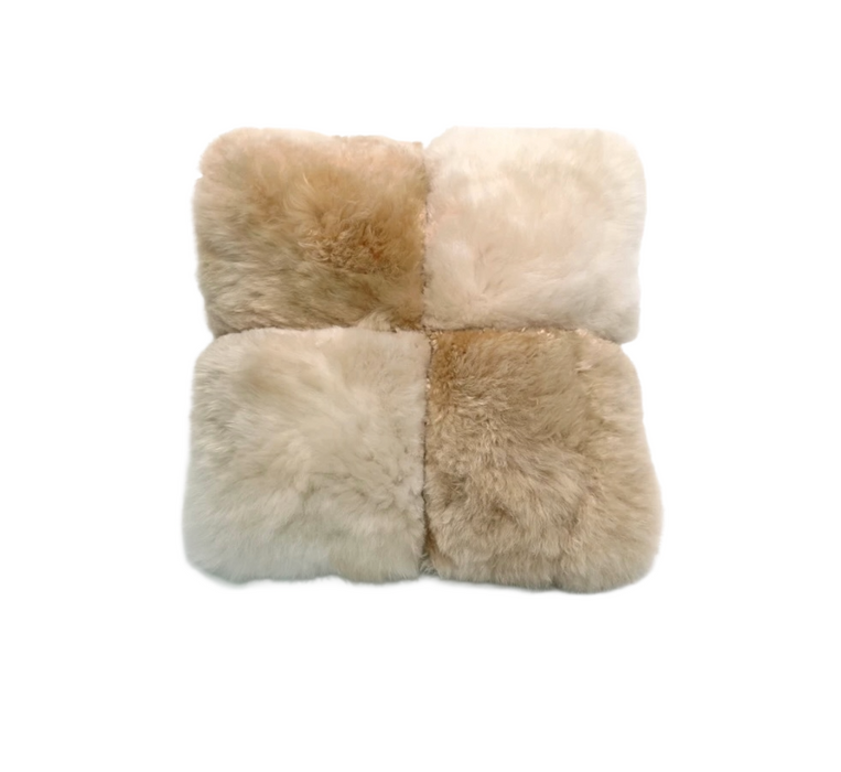 INTIEARTH : APLACA COLOR-BLOCK PILLOW CHECKER 16" X 16"