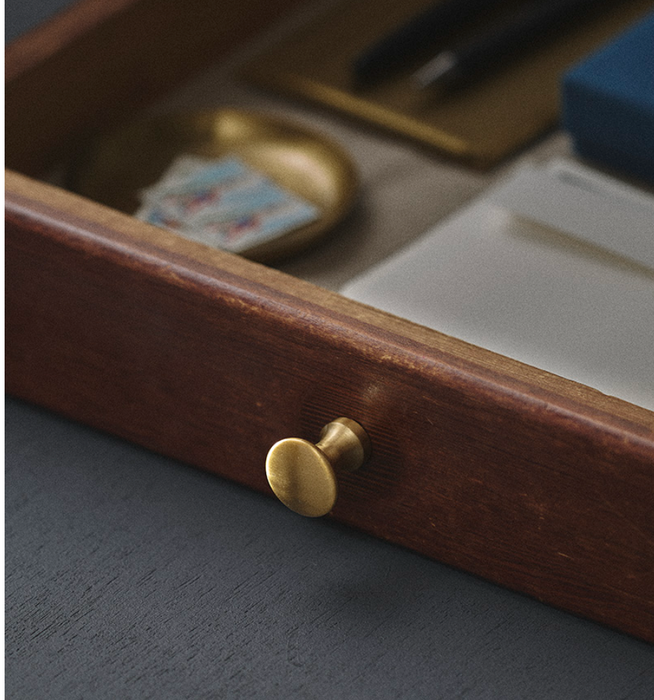 FOG LINEN WORKS: BRASS KNOB ROUND