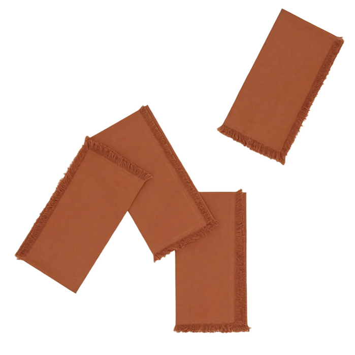 ESSENTIAL DINNER NAPKINS - SET OF 4 - TERRACOTTA