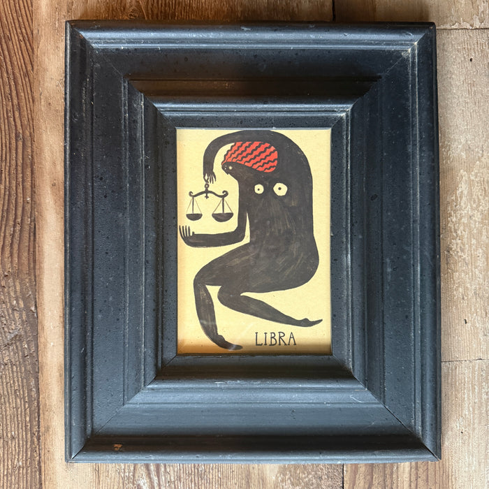 TABBY BOOTH ZODIAC PRINT FRAMED:  11" x 12"