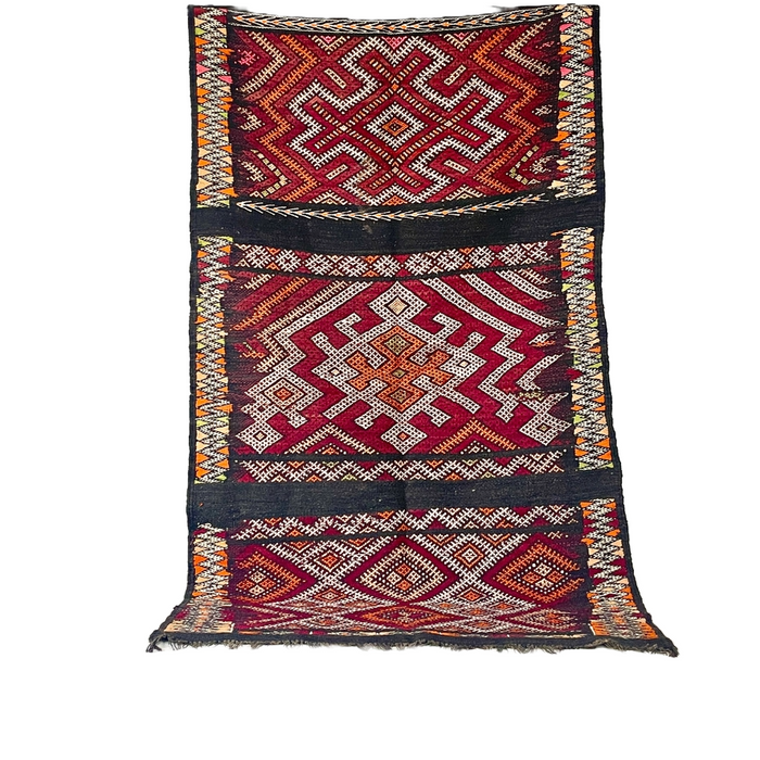 SOUZZA 1 - VINTAGE MOROCCAN KILIM 4'4" X 7'2