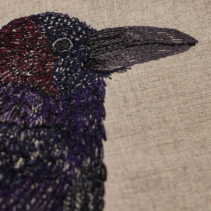 CORAL & TUSK  -  BLACKBIRD WITH ACORN 12" X 16"