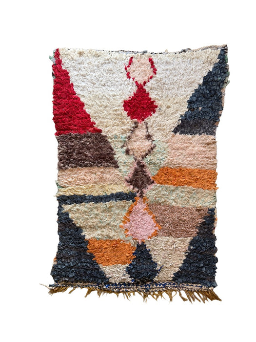 MERIEM - VINTAGE BOUCHAROUITE RUG 2'10" X 3'10"