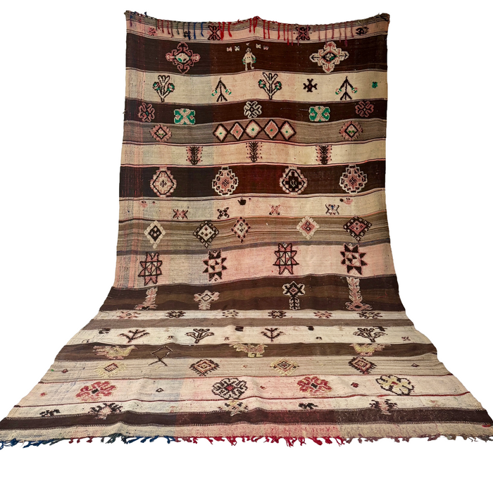 AZRAQ - VINTAGE MOROCCAN AMAZIGH RUG 5'8" x 11'7"