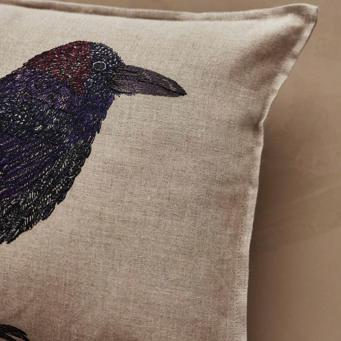 CORAL & TUSK  -  BLACKBIRD WITH ACORN 12" X 16"