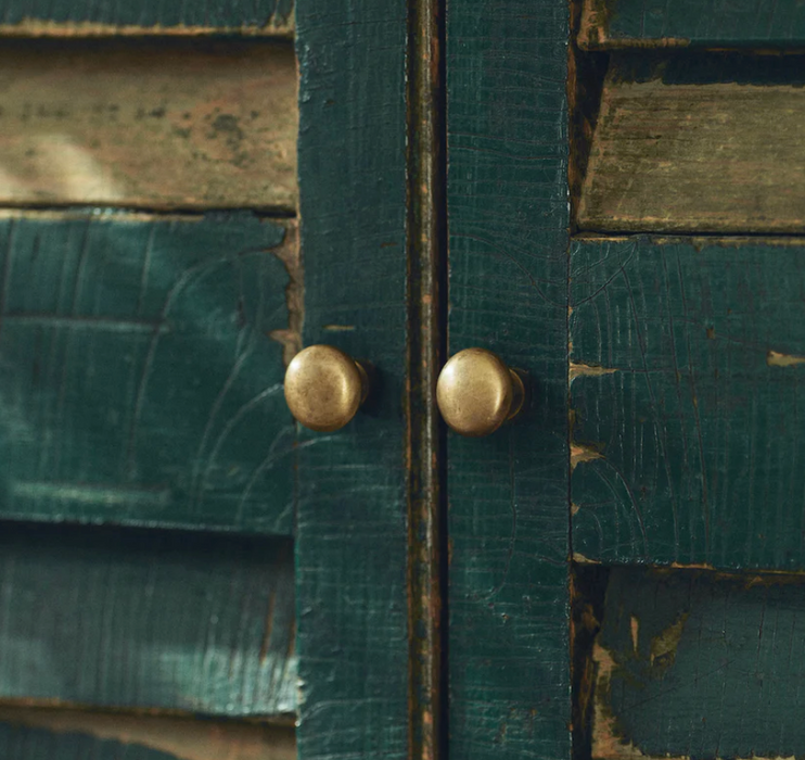 FOG LINEN WORKS: BRASS KNOB ROUND
