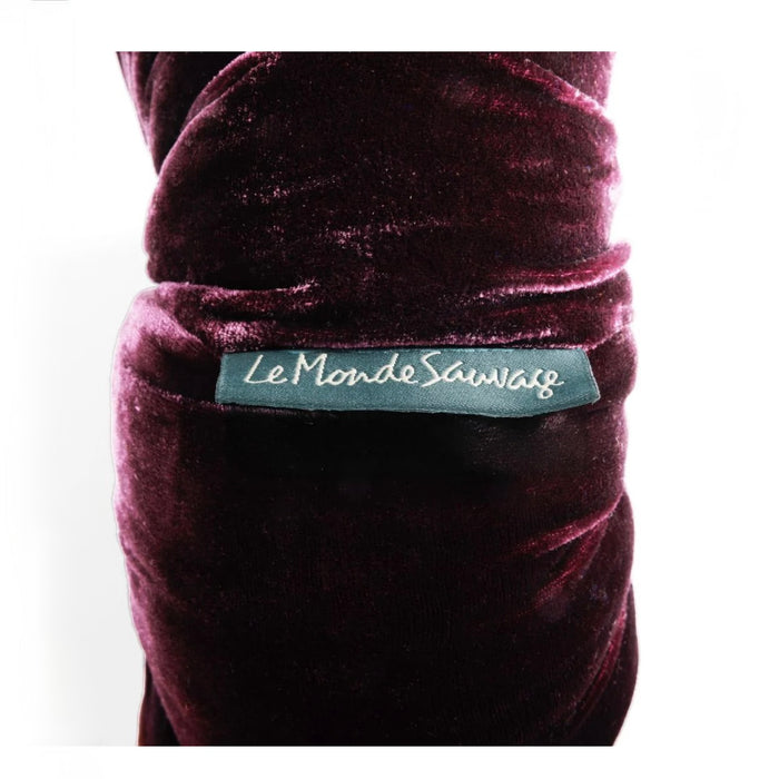 LE MONDE SAUVAGE - SWEET - SILK VELVET PILLOW - LHASA 12"X 12"