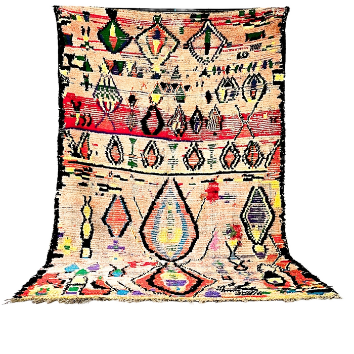 AZIZA -  VINTAGE BOUJAAD RUG 5'7" x 8'9"