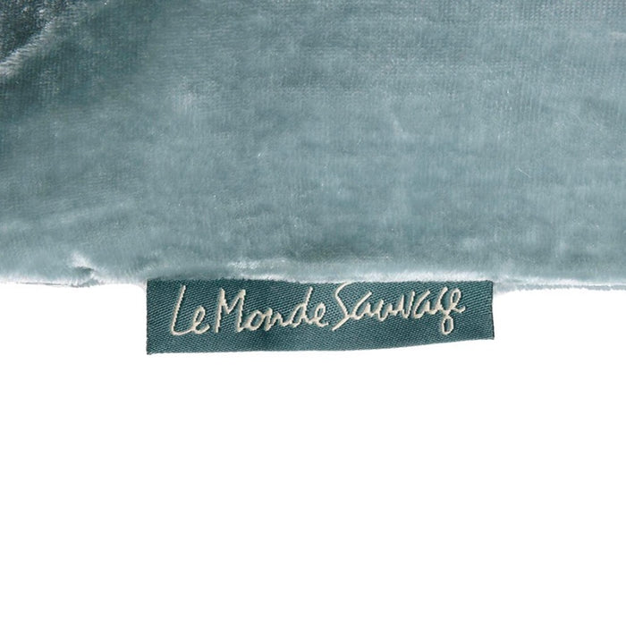 LE MONDE SAUVAGE - GOA - SILK VELVET PILLOW - SIFNOS 12" x 16"