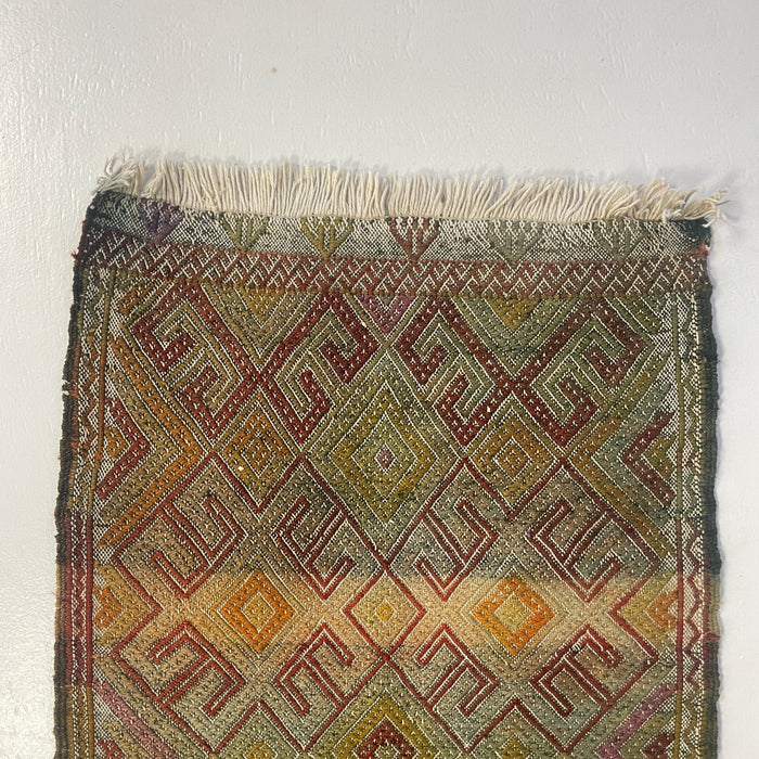 VINTAGE  KILIM No 25  -  1'8 x 3'6"