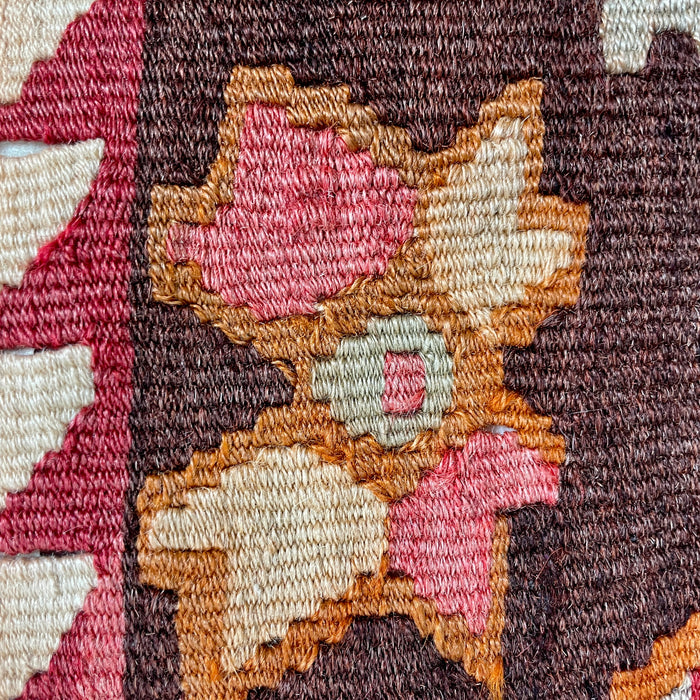 VINTAGE TURKISH KILIM RUNNER  No 80 - 3'3" x 8'