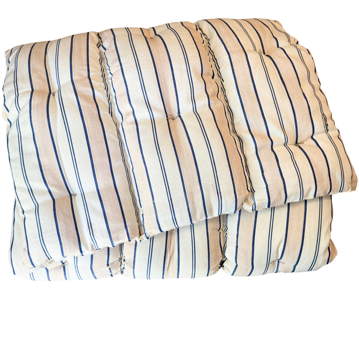 TENSIRA - Cotton Mattress Topper - Sajou Stripe 36" x 75"