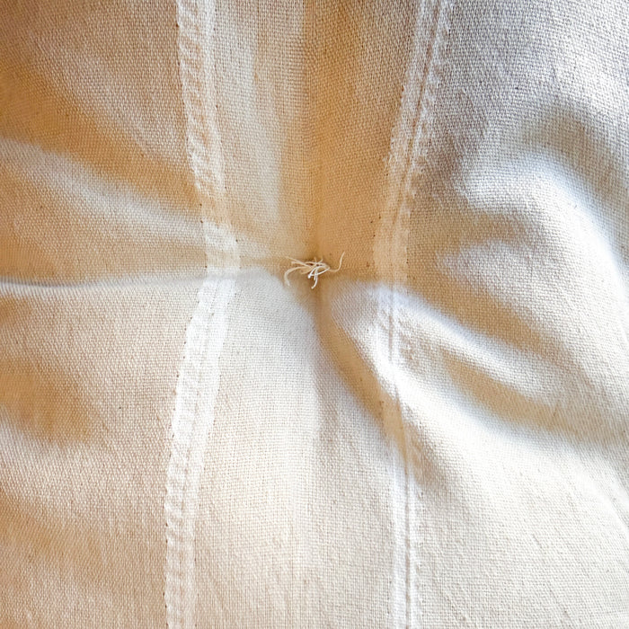 TENSIRA - Cotton Mattress Topper - Beige Tie&Dye  36" x 75"