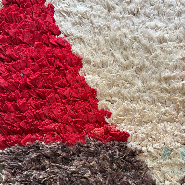 MERIEM - VINTAGE BOUCHAROUITE RUG 2'10" X 3'10"