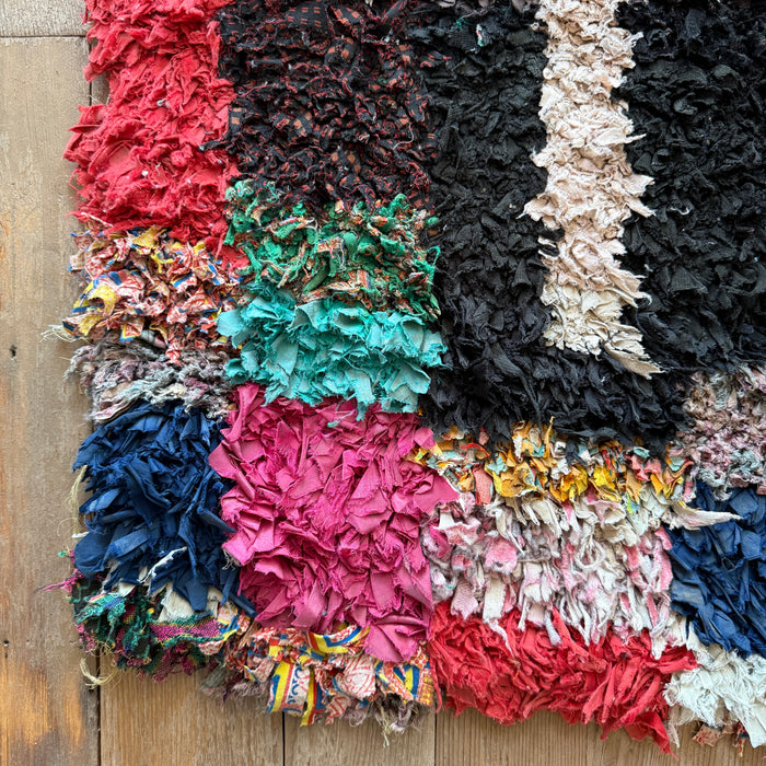 IDIR - VINTAGE BOUCHAROUITE RUG 2'10" X 3'8"