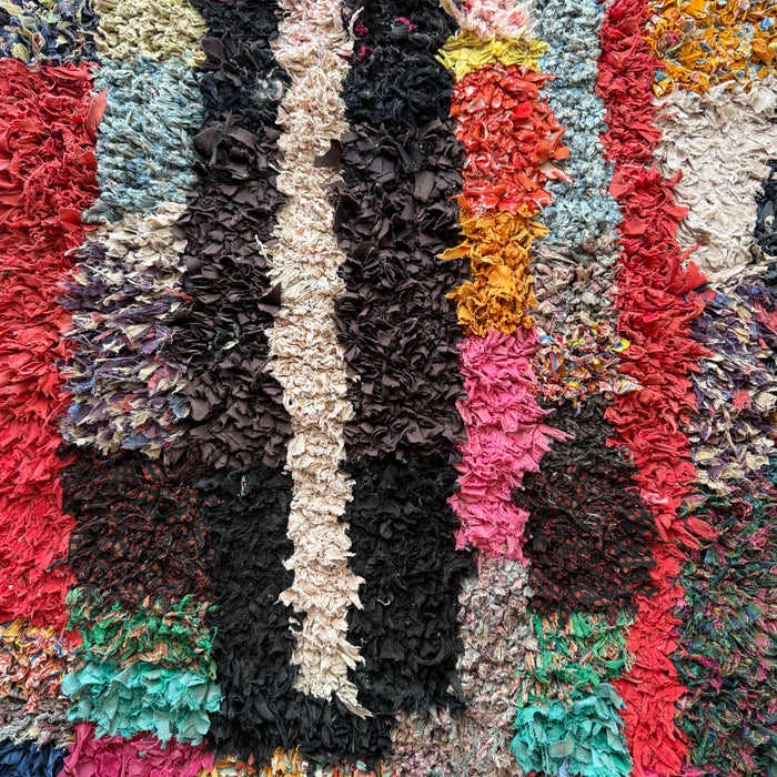 IDIR - VINTAGE BOUCHAROUITE RUG 2'10" X 3'8"