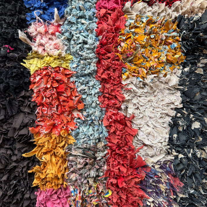IDIR - VINTAGE BOUCHAROUITE RUG 2'10" X 3'8"