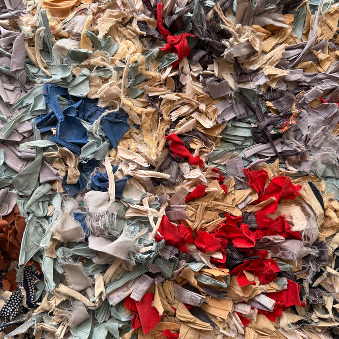 RAYAN - VINTAGE BOUCHAROUITE RUG 3'2" x 3'8"