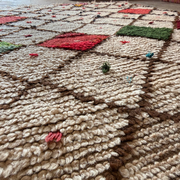 ACHOUAK - VINTAGE OURIKA RUG , 2'6" X 4'3"
