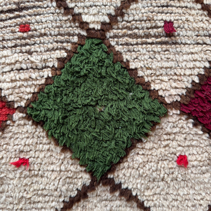 ACHOUAK - VINTAGE OURIKA RUG , 2'6" X 4'3"