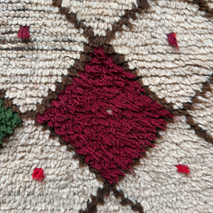 ACHOUAK - VINTAGE OURIKA RUG , 2'6" X 4'3"