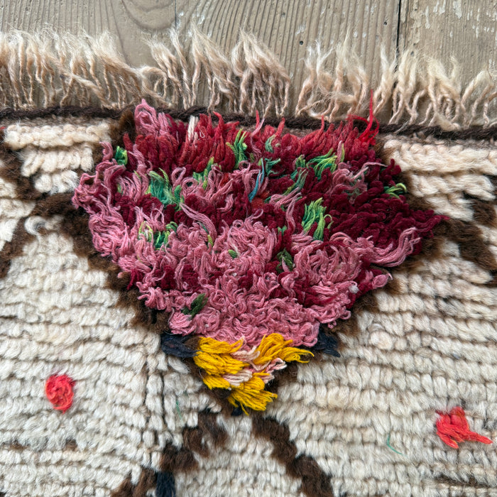 ACHOUAK - VINTAGE OURIKA RUG , 2'6" X 4'3"