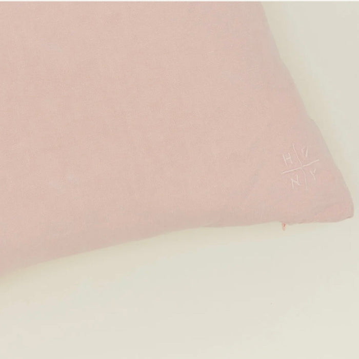 HAWKINS NY SIMPLE LINEN PILLOW:  BLUSH 18" X 18"