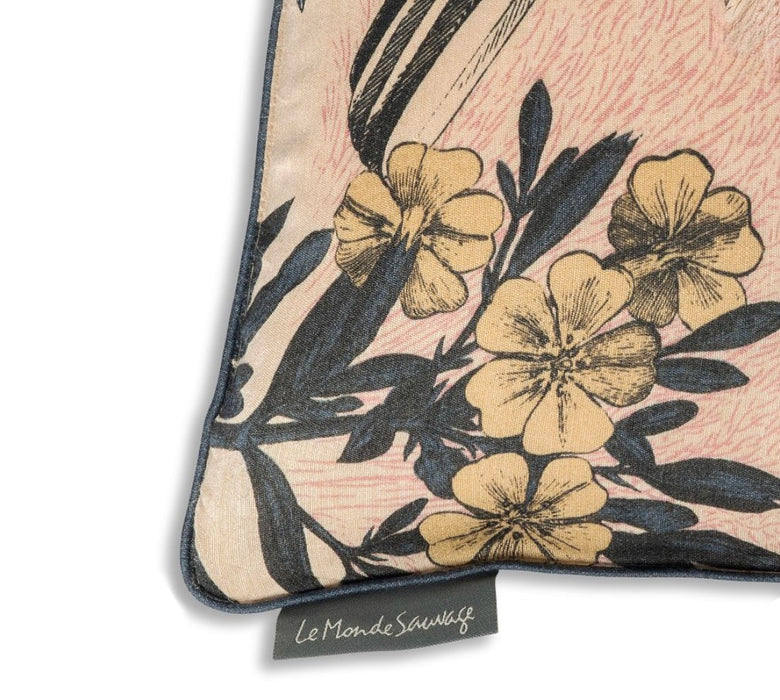 LE MONDE SAUVAGE  - SILK PILLOW -  LEON  12" x 16"