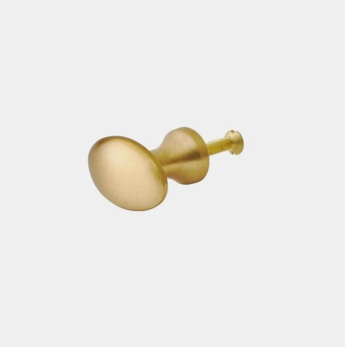 FOG LINEN WORKS: BRASS KNOB OVAL