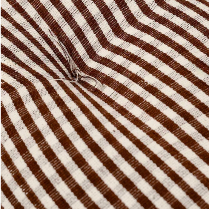 TENSIRA - Cotton Overlay Mattress  - Vichy Chocolate Brown  36" x 75"