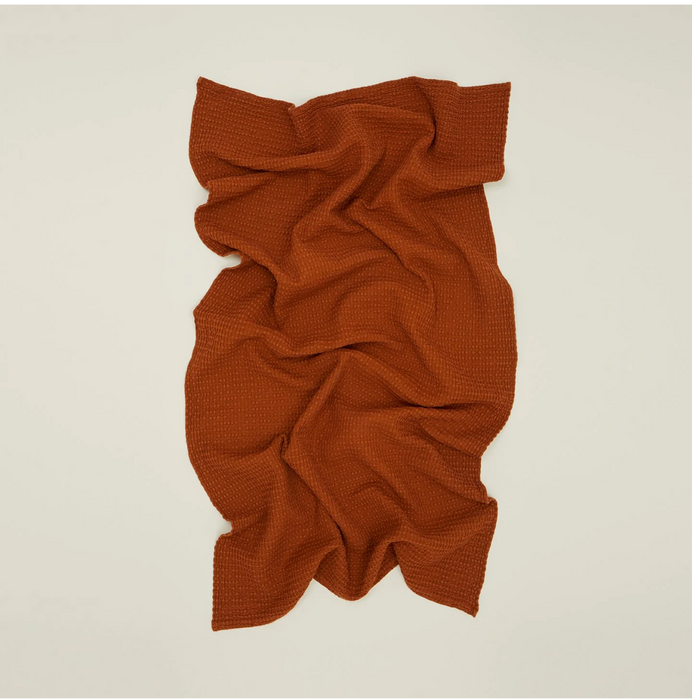 HAWKINS NY - SIMPLE WAFFLE TOWEL TERRACOTTA