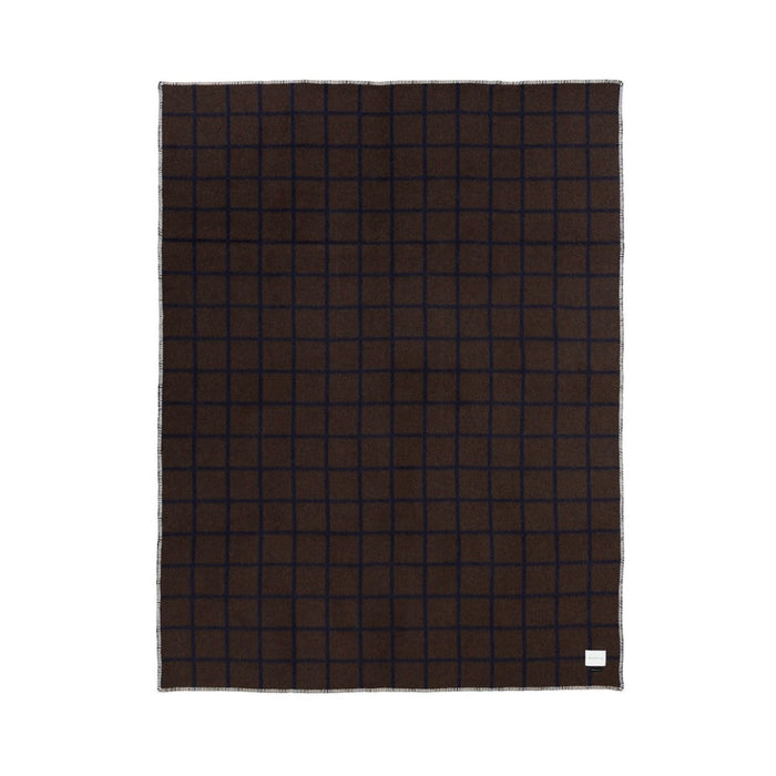 BLACKSAW- UMI ALPAKA HEIRLOOM BLANKET - MIDNIGHT / DIRT  59" X 81"