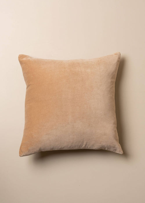 Linen/Velvet Square Pillow | Truffle: Without Feather Insert/Inners