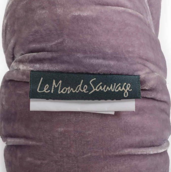 LE MONDE SAUVAGE - SWEET - SILK VELVET PILLOW - KYUSHU 12"X 12"
