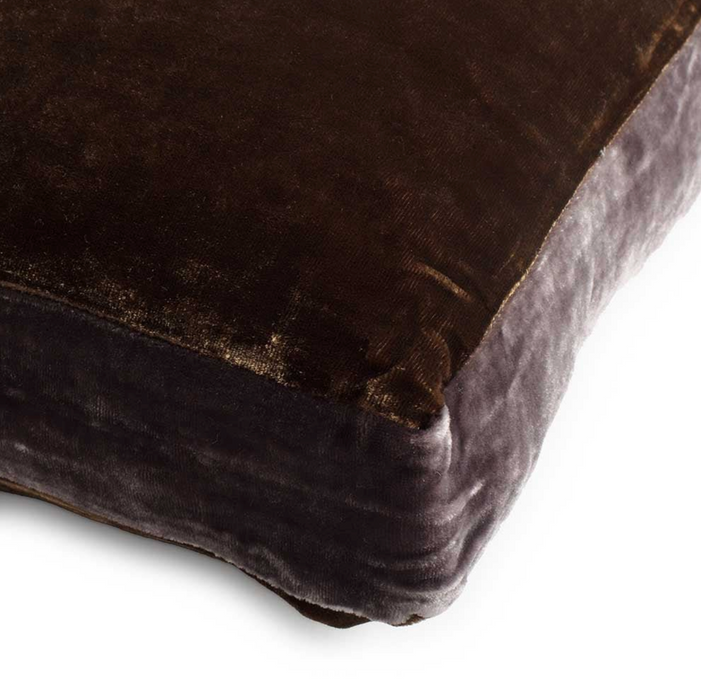 LE MONDE SAUVAGE - JAMES - SILK VELVET PILLOW - OWAKA 20" X 20"